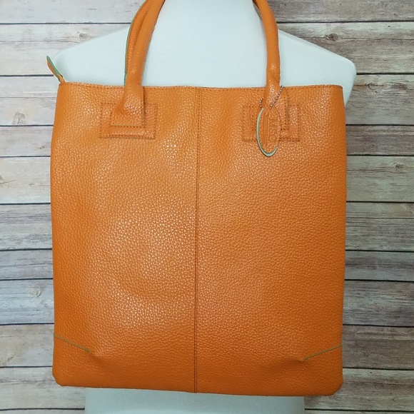 Main Street Collection Handbags - Main Street Collection Orange Tote